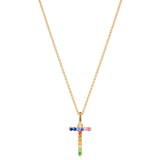 Rainbow Initial Pendant