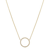 16mm Diamond Circle Pendant