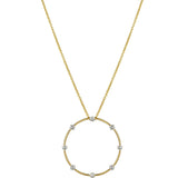 24mm 8 Diamond Circle Pendant