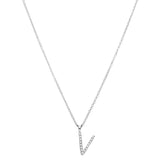 Diamond Initial Pendant