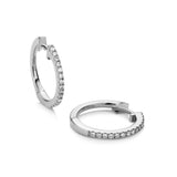 18ct Gold Hoop Earrings 14mm