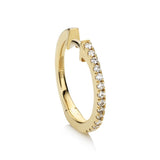 18ct Gold Hoop Earrings 14mm