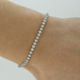 2.00 ct diamond tennis bracelet 18ct gold