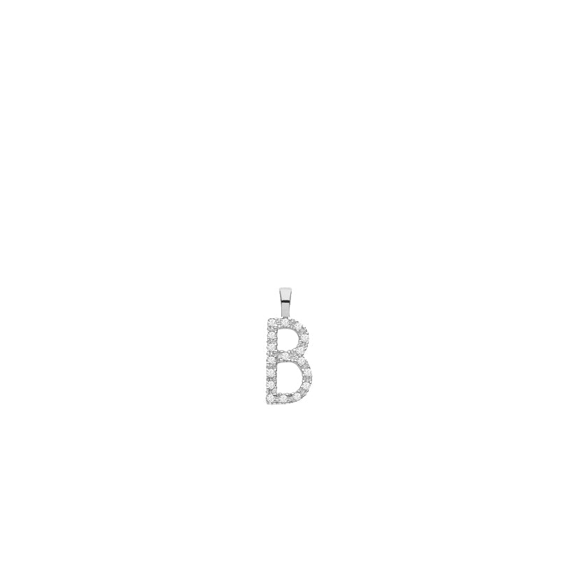 Diamond Initial Pendant