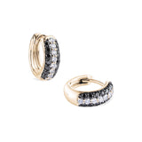 3-row Pavé Set Earrings