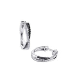 Diamond Hoop Earrings