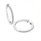 Diamond Hoop Earrings