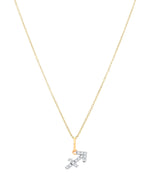Sagittarius diamond pendant in 9ct white or yellow gold