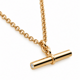 T-Bar diamond set pendant