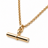 T-Bar diamond set pendant