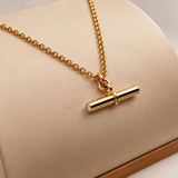 T-Bar diamond set pendant
