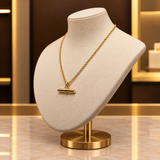 T-Bar diamond set pendant