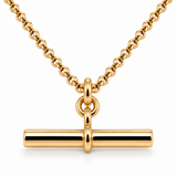 T-Bar diamond set pendant