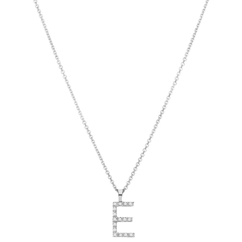 Diamond Initial Pendant