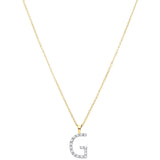 Diamond Initial Necklace