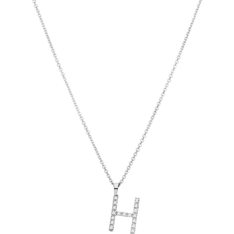 Diamond Initial Pendant