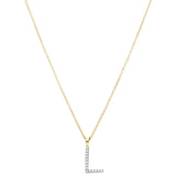 Diamond Initial Necklace