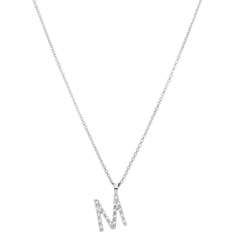 Diamond Initial Necklace