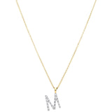 Diamond Initial Necklace