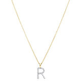 Diamond Initial Necklace