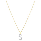 Diamond Initial Necklace