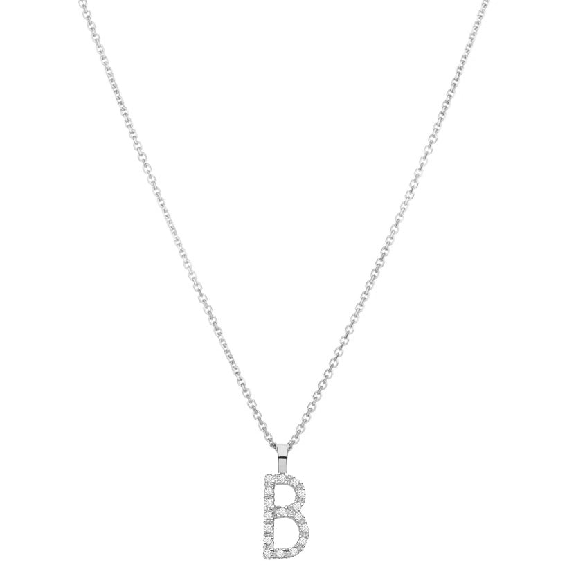 Diamond Initial Pendant