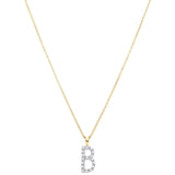 Diamond Initial Pendant