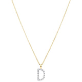 Diamond Initial Pendant