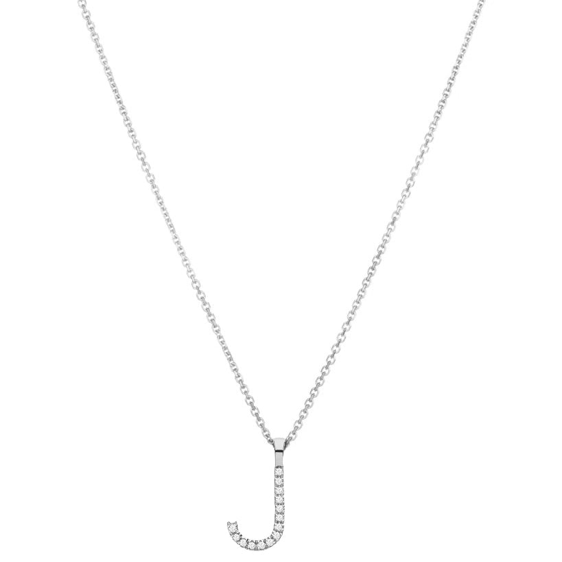 Diamond Initial Pendant