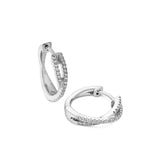 Diamond Hoop Earrings