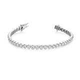 4.0 ct diamond line bracelet 18ct gold