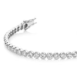 4.0 ct diamond line bracelet 18ct gold