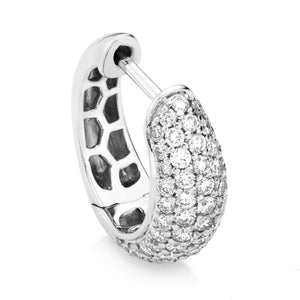 5-row pavé diamond Gemopoli earrings 18ct gold
