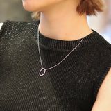 17mm Diamond Oval Pendant