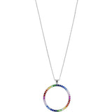 20mm Rainbow Circle Pendant