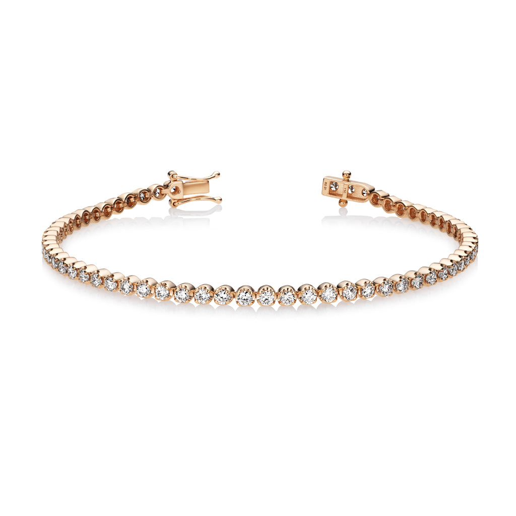 2.00 ct diamond tennis bracelet 18ct gold