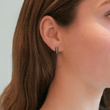 3-row Pavé Set Earrings