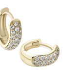 Ohrringe Gemopoli aus 18 Karat Gold , 3 Reihen