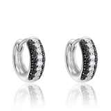 3-row Pavé Set Earrings