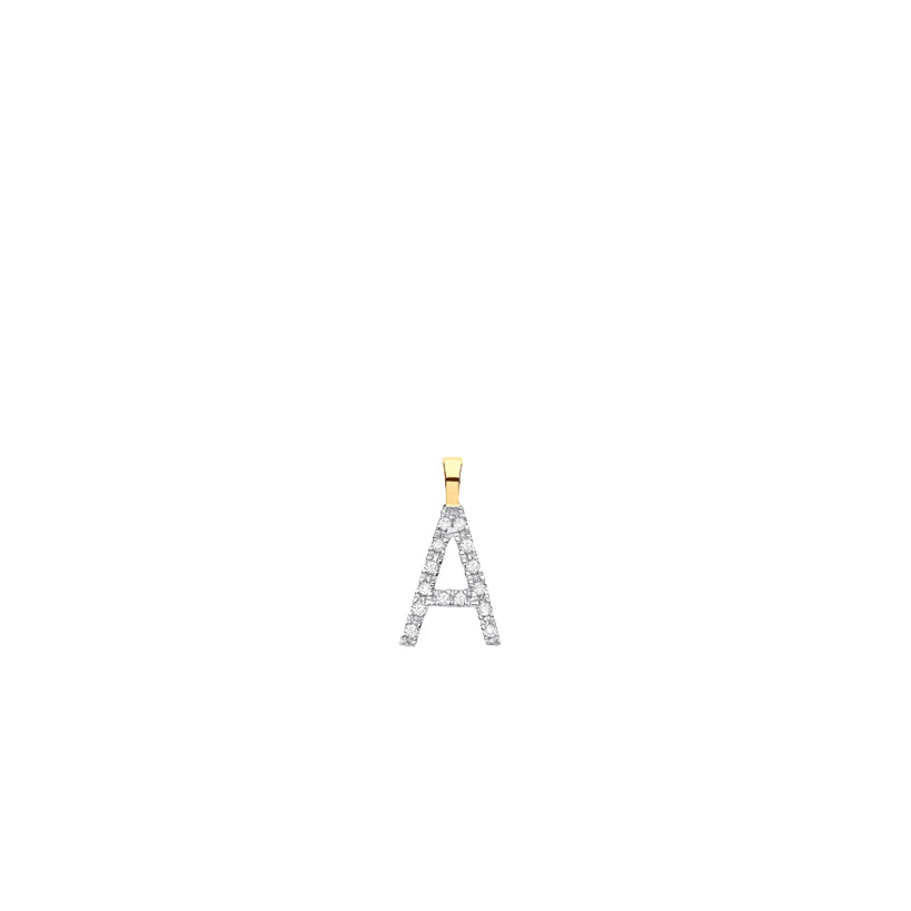 Diamond Initial Pendant
