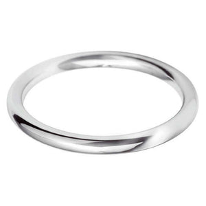 medium court 2.0mm wedding ring