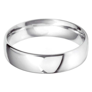 medium court 6.0mm wedding ring