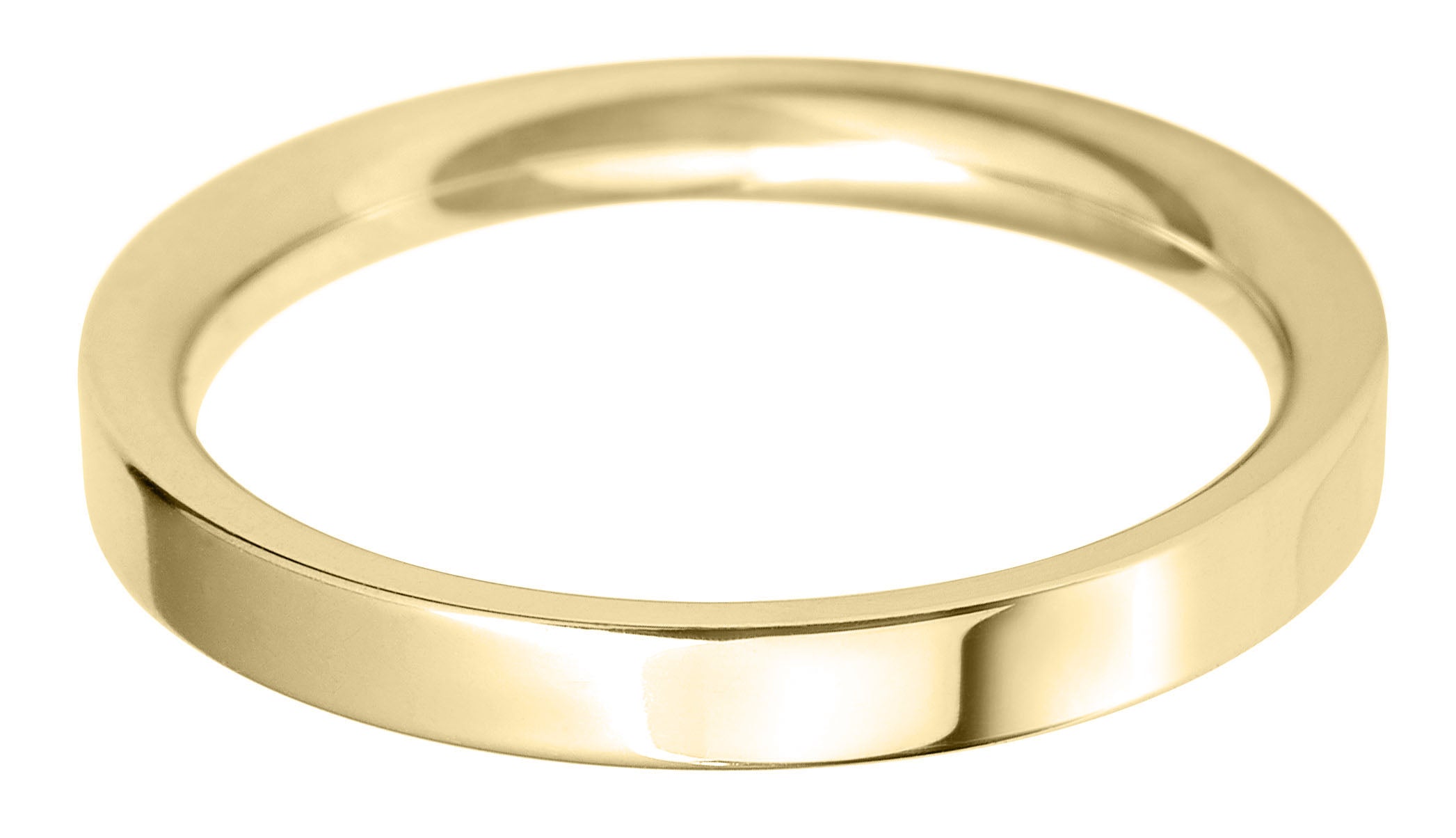 flat court 2.5mm wedding ring