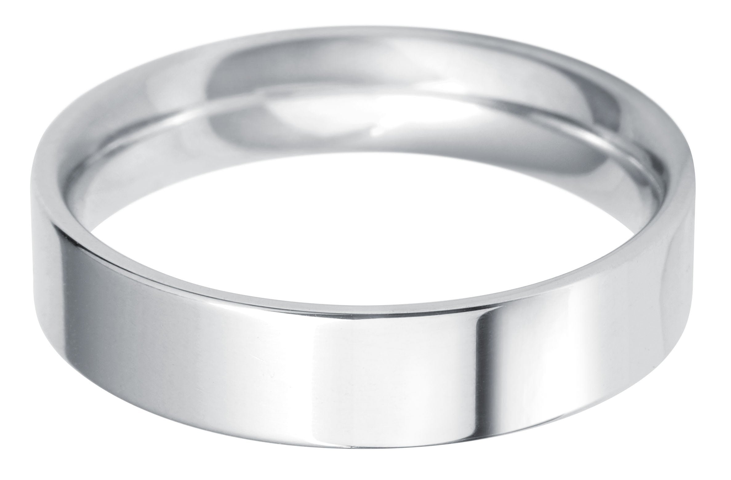flat court 5.0mm wedding ring