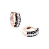 3-row Pavé Set Earrings