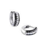3-row Pavé Set Earrings