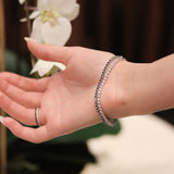 3.00 ct diamond tennis bracelet 18ct gold