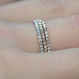 bague d’éternité à tour complet en platine