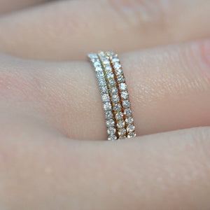diamond full eternity ring 18ct white gold
