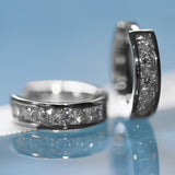 Halo-Ohrringe mit Diamanten